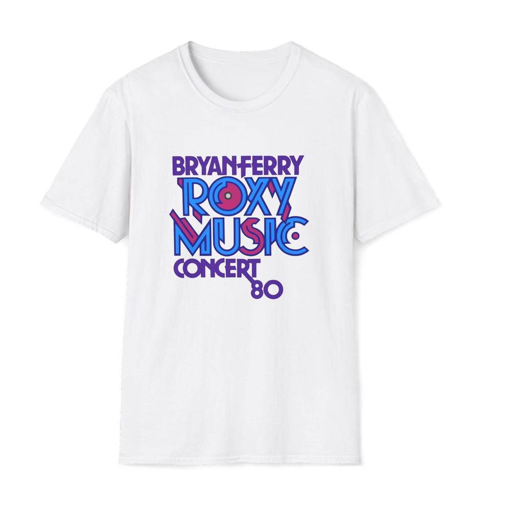 Bryan Ferry Roxy Music Concert 80 Unisex Tee